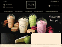 Tablet Screenshot of paul-belgium.com